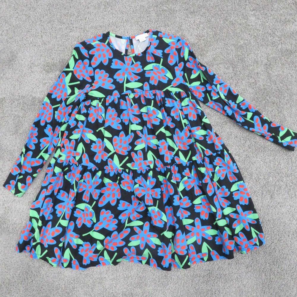 Stella McCartney Kids Dress - Spotty Flowers - Black/Floral
